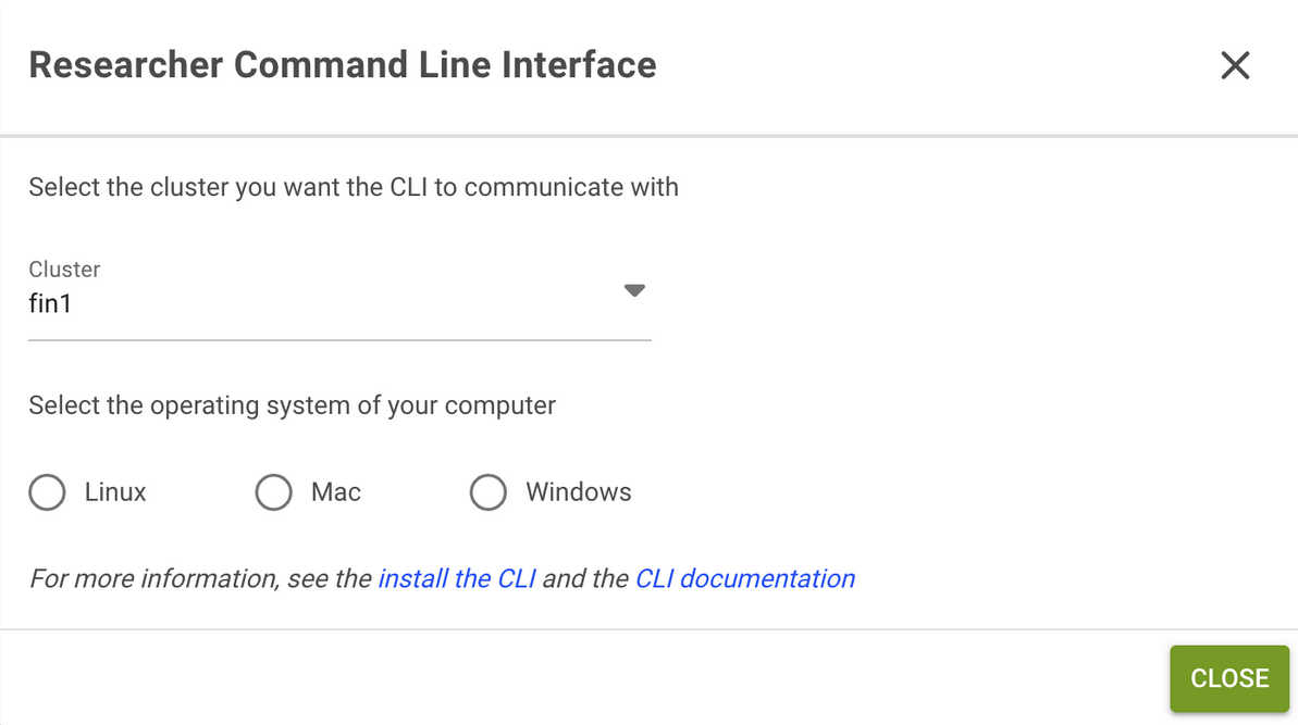 Installing Run.ai CLI
